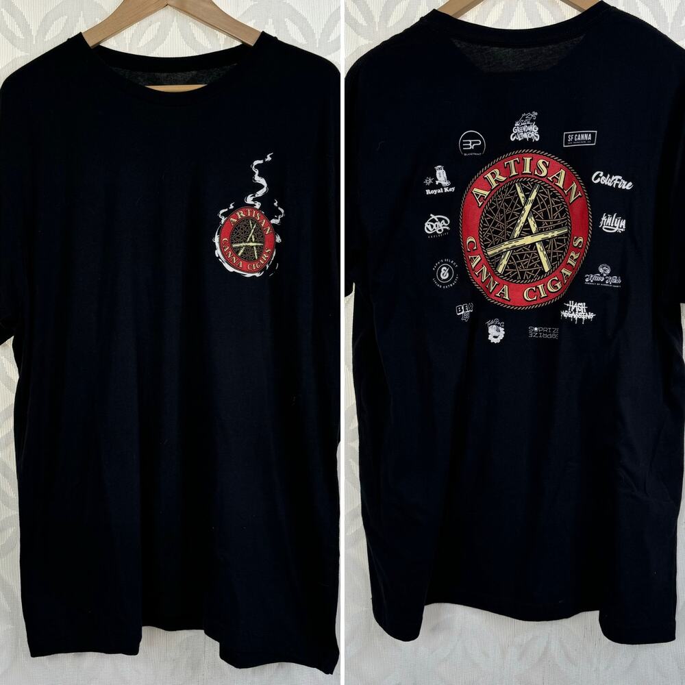 Artisan Canna Cigars‎ Black Tee Size XL